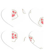 Магнитные фотопазлы Сердце 50 на 50 набор 4 штуки 