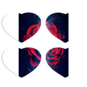 Магнитные фотопазлы Сердце 50 на 50 набор 4 штуки 