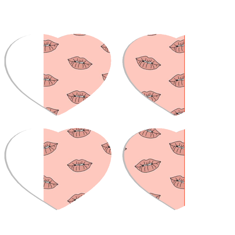 Магнитные фотопазлы Сердце 50 на 50 набор 4 штуки 