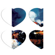 Магнитные фотопазлы Сердце 50 на 50 набор 4 штуки 