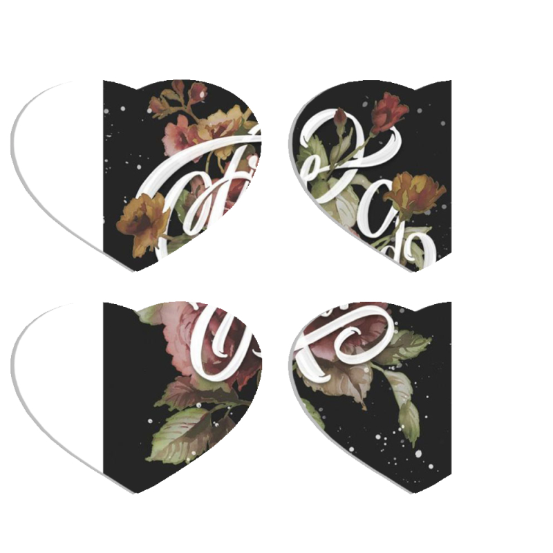 Магнитные фотопазлы Сердце 50 на 50 набор 4 штуки 