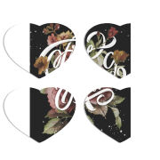 Магнитные фотопазлы Сердце 50 на 50 набор 4 штуки 