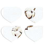 Магнитные фотопазлы Сердце 50 на 50 набор 4 штуки 