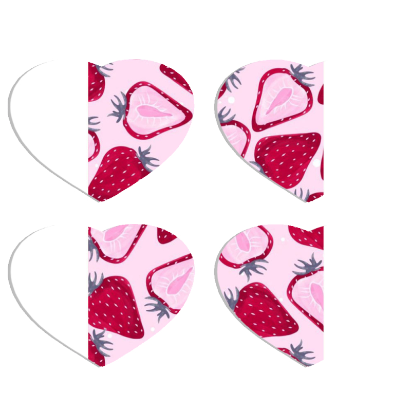 Магнитные фотопазлы Сердце 50 на 50 набор 4 штуки 