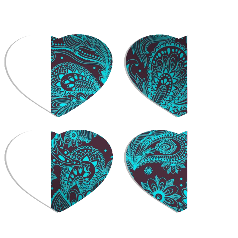 Магнитные фотопазлы Сердце 50 на 50 набор 4 штуки 