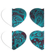 Магнитные фотопазлы Сердце 50 на 50 набор 4 штуки 