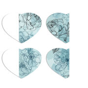 Магнитные фотопазлы Сердце 50 на 50 набор 4 штуки 