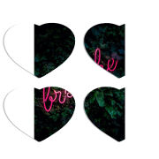Магнитные фотопазлы Сердце 50 на 50 набор 4 штуки 