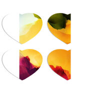 Магнитные фотопазлы Сердце 50 на 50 набор 4 штуки 