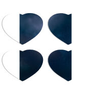 Магнитные фотопазлы Сердце 50 на 50 набор 4 штуки 