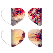 Магнитные фотопазлы Сердце 50 на 50 набор 4 штуки 