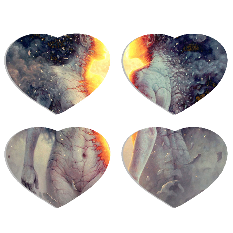 Магнитные фотопазлы Сердце 50 на 50 набор 4 штуки George Redhawk