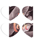 Магнитные фотопазлы Сердце 50 на 50 набор 4 штуки 