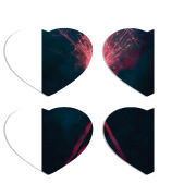 Магнитные фотопазлы Сердце 50 на 50 набор 4 штуки 