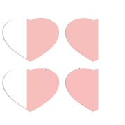 Магнитные фотопазлы Сердце 50 на 50 набор 4 штуки 