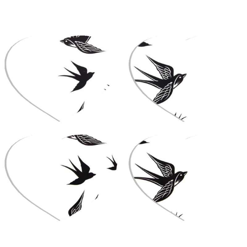 Магнитные фотопазлы Сердце 50 на 50 набор 4 штуки 