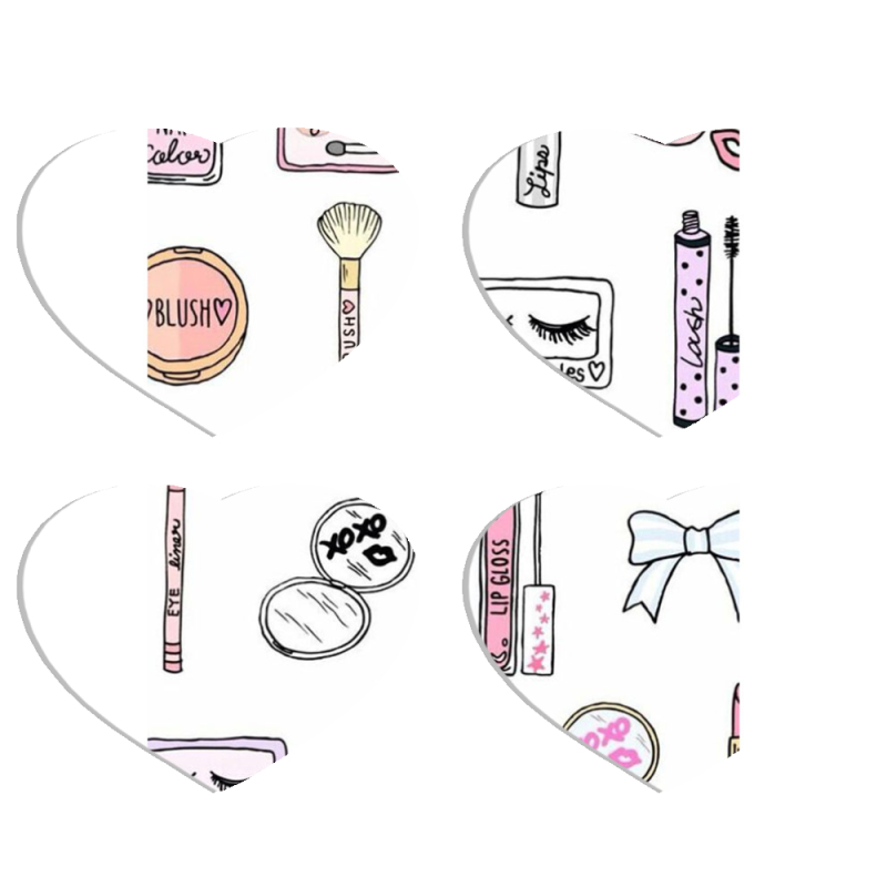 Магнитные фотопазлы Сердце 50 на 50 набор 4 штуки 