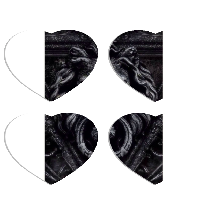 Магнитные фотопазлы Сердце 50 на 50 набор 4 штуки 