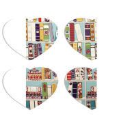 Магнитные фотопазлы Сердце 50 на 50 набор 4 штуки 