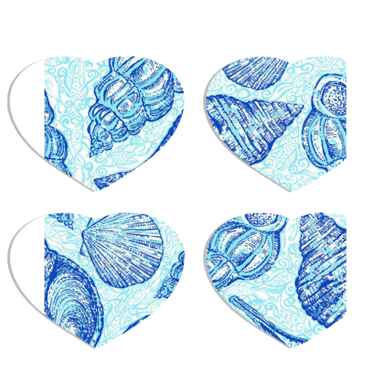 Магнитные фотопазлы Сердце 50 на 50 набор 4 штуки 