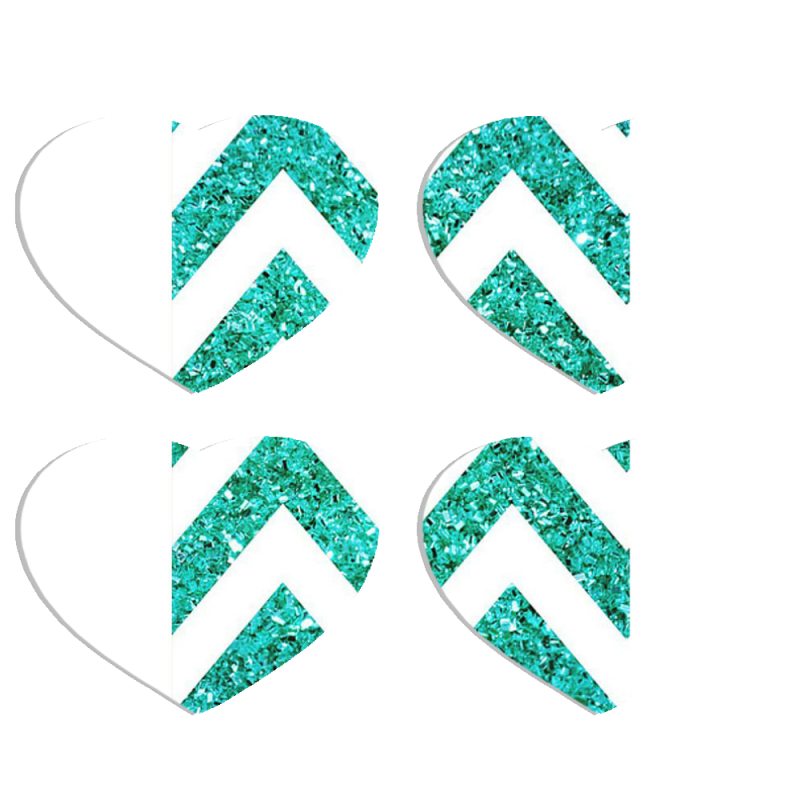 Магнитные фотопазлы Сердце 50 на 50 набор 4 штуки 