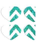 Магнитные фотопазлы Сердце 50 на 50 набор 4 штуки 