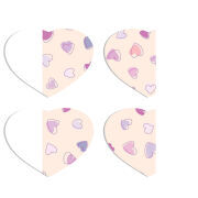 Магнитные фотопазлы Сердце 50 на 50 набор 4 штуки 