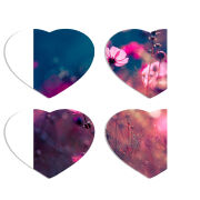 Магнитные фотопазлы Сердце 50 на 50 набор 4 штуки 