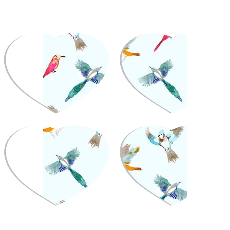 Магнитные фотопазлы Сердце 50 на 50 набор 4 штуки 