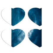 Магнитные фотопазлы Сердце 50 на 50 набор 4 штуки 