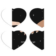 Магнитные фотопазлы Сердце 50 на 50 набор 4 штуки 