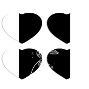 Магнитные фотопазлы Сердце 50 на 50 набор 4 штуки 