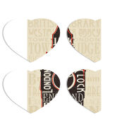 Магнитные фотопазлы Сердце 50 на 50 набор 4 штуки 