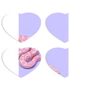 Магнитные фотопазлы Сердце 50 на 50 набор 4 штуки 