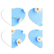 Магнитные фотопазлы Сердце 50 на 50 набор 4 штуки 