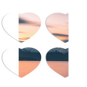 Магнитные фотопазлы Сердце 50 на 50 набор 4 штуки 