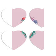 Магнитные фотопазлы Сердце 50 на 50 набор 4 штуки 