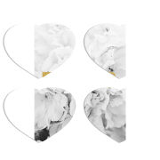 Магнитные фотопазлы Сердце 50 на 50 набор 4 штуки 