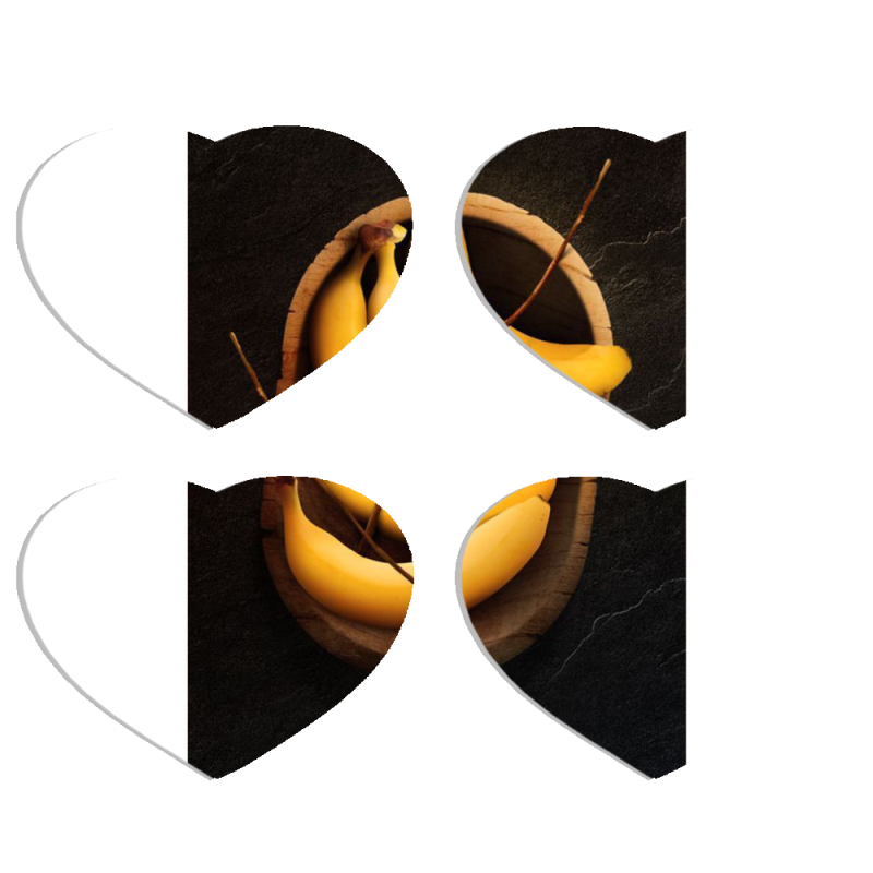 Магнитные фотопазлы Сердце 50 на 50 набор 4 штуки 