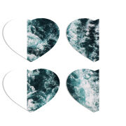 Магнитные фотопазлы Сердце 50 на 50 набор 4 штуки 