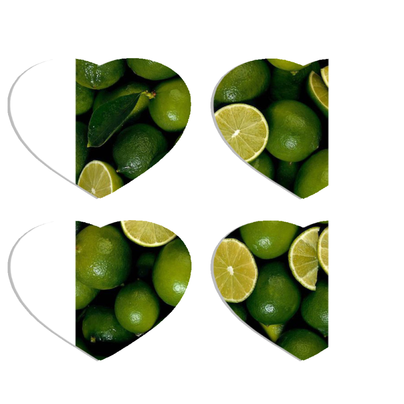 Магнитные фотопазлы Сердце 50 на 50 набор 4 штуки 