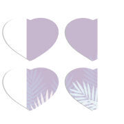 Магнитные фотопазлы Сердце 50 на 50 набор 4 штуки 