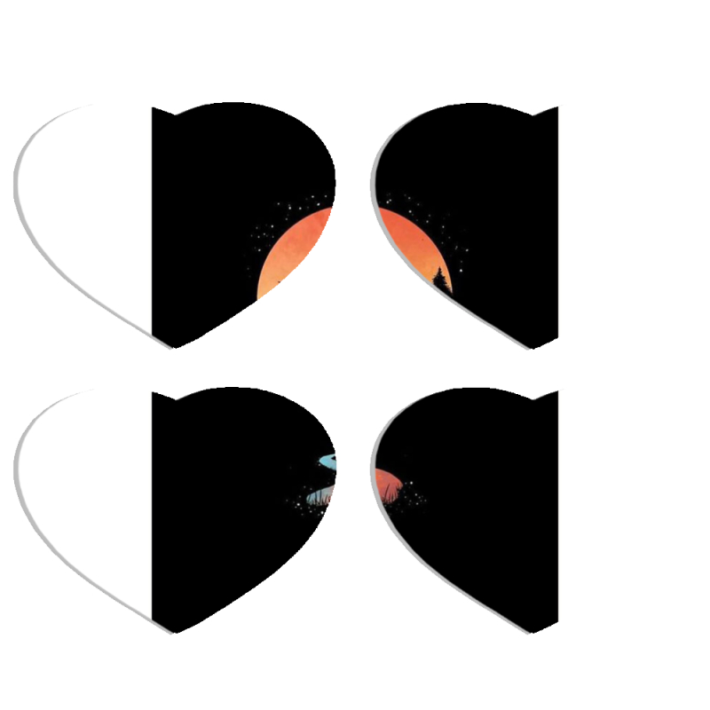 Магнитные фотопазлы Сердце 50 на 50 набор 4 штуки 