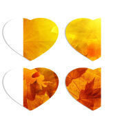 Магнитные фотопазлы Сердце 50 на 50 набор 4 штуки 