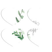 Магнитные фотопазлы Сердце 50 на 50 набор 4 штуки 