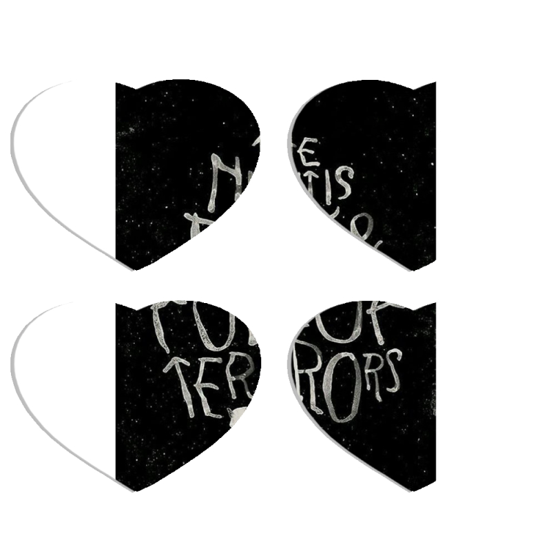 Магнитные фотопазлы Сердце 50 на 50 набор 4 штуки 