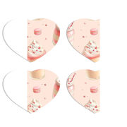 Магнитные фотопазлы Сердце 50 на 50 набор 4 штуки 