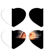 Магнитные фотопазлы Сердце 50 на 50 набор 4 штуки 