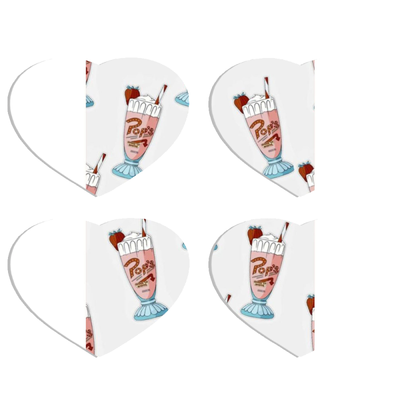 Магнитные фотопазлы Сердце 50 на 50 набор 4 штуки 