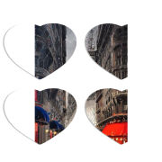 Магнитные фотопазлы Сердце 50 на 50 набор 4 штуки 